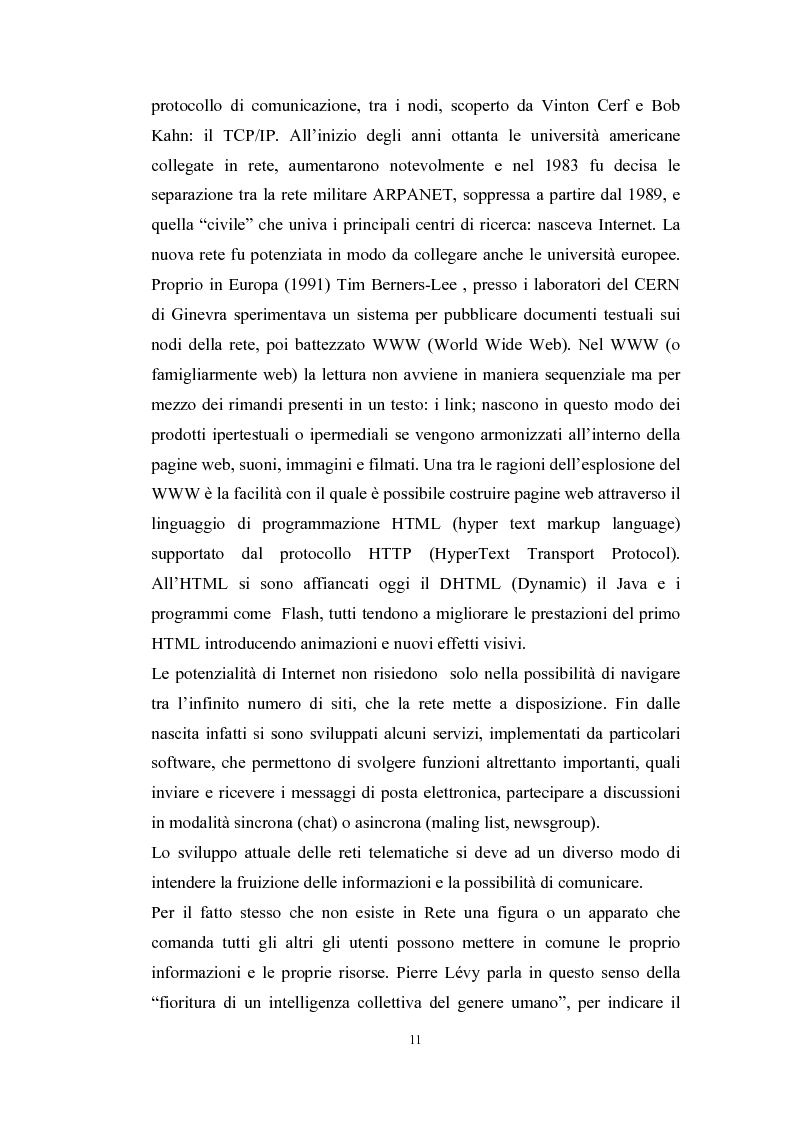 Anteprima della tesi: Tecnologie telematiche e riconversione professionale, Pagina 8