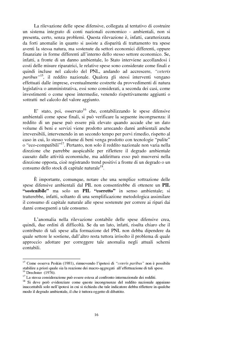 Anteprima della tesi: La valutazione dei beni ambientali nella Contabilità Economica Nazionale, Pagina 12