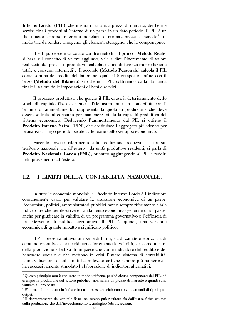Anteprima della tesi: La valutazione dei beni ambientali nella Contabilità Economica Nazionale, Pagina 6