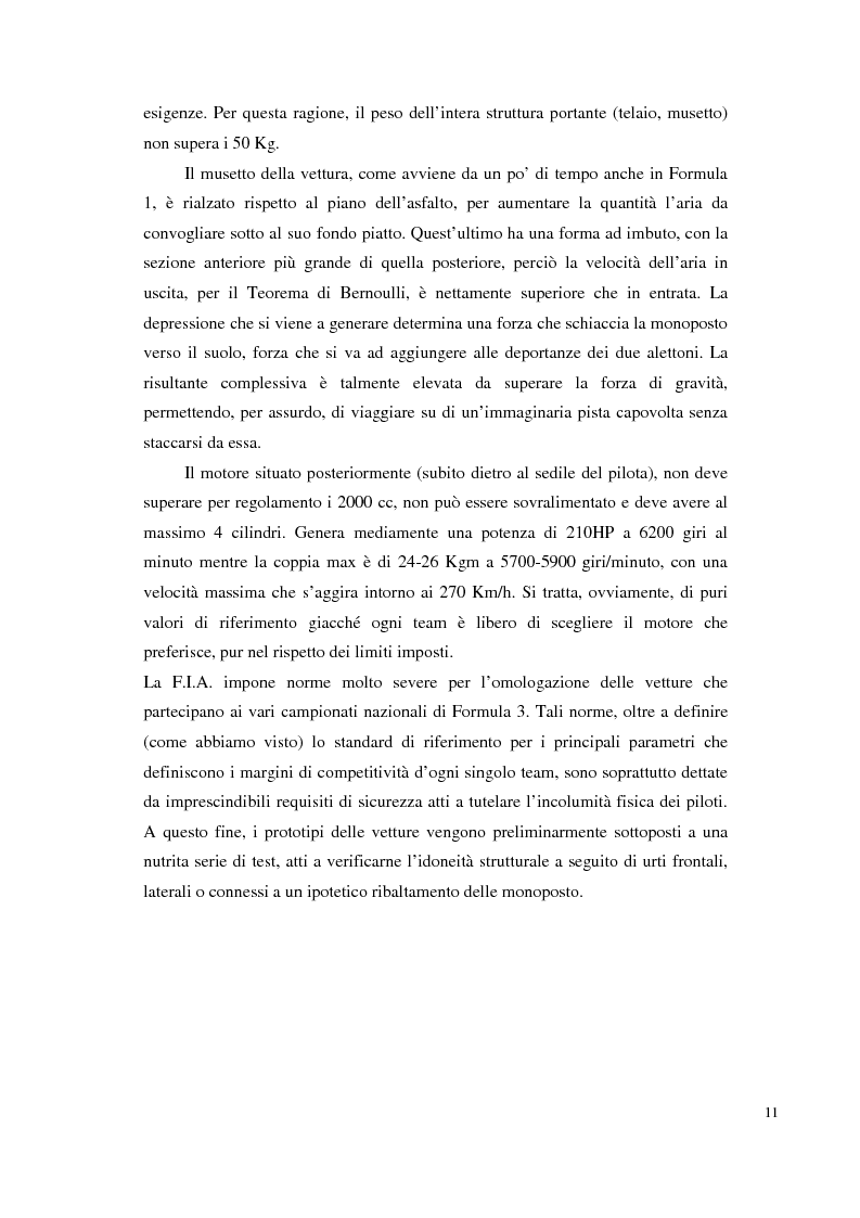 Anteprima della tesi: Bilancia estensimetrica sull'ala anteriore di una vettura di Formula 3, Pagina 11