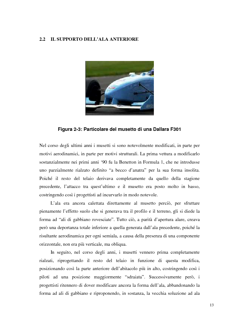 Anteprima della tesi: Bilancia estensimetrica sull'ala anteriore di una vettura di Formula 3, Pagina 13
