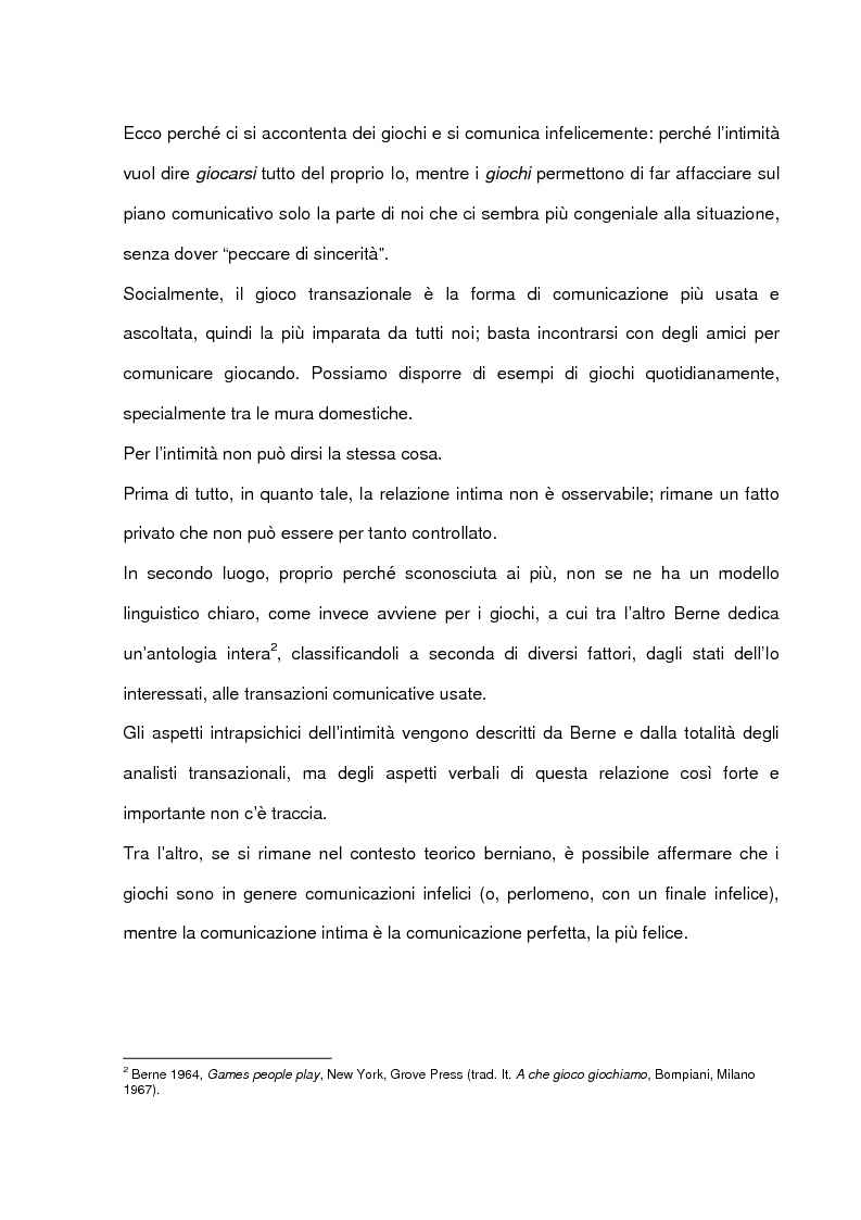 Anteprima della tesi: La comunicazione intima: un metodo di formazione al dialogo felice, Pagina 3