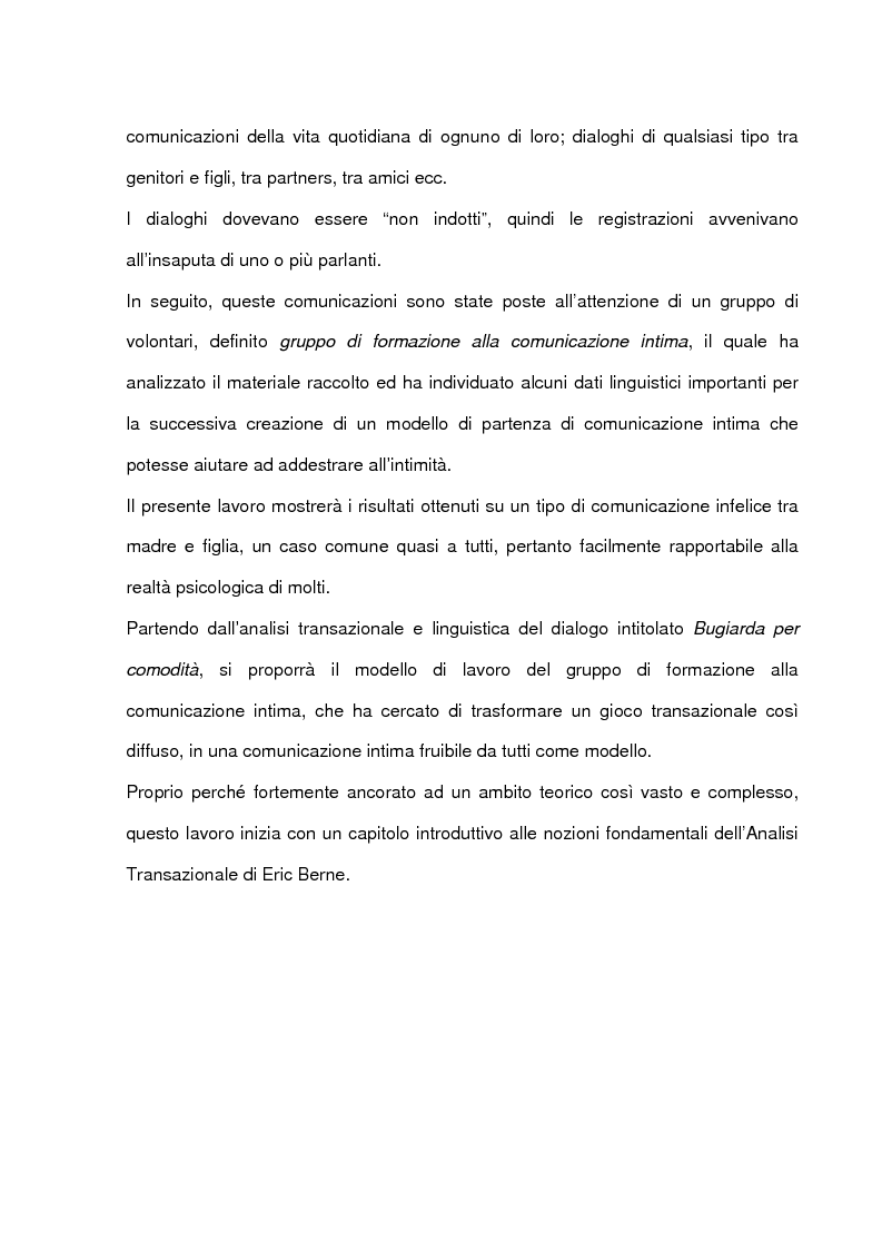 Anteprima della tesi: La comunicazione intima: un metodo di formazione al dialogo felice, Pagina 5
