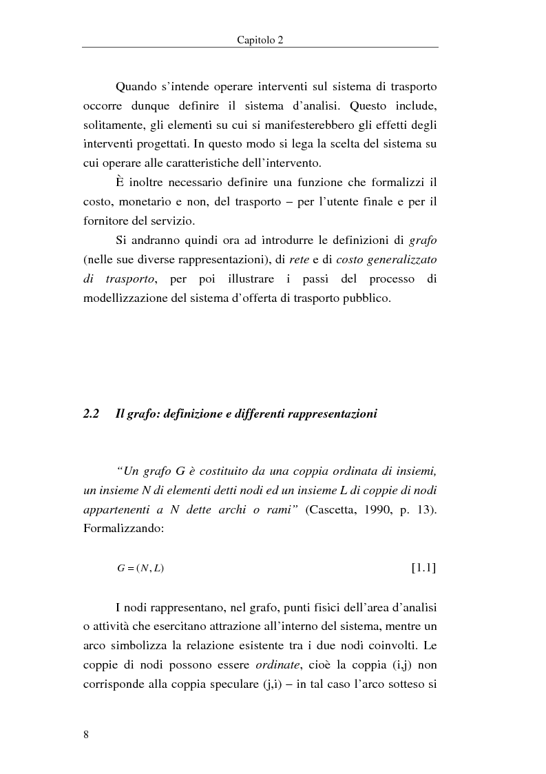 Anteprima della tesi: Costruzione di scenari per il trasporto pubblico nel Vicentino, Pagina 6