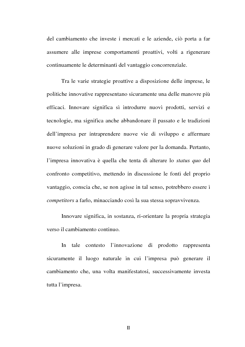 Anteprima della tesi: Lo sviluppo di nuovi prodotti. Il caso Merloni, Pagina 2