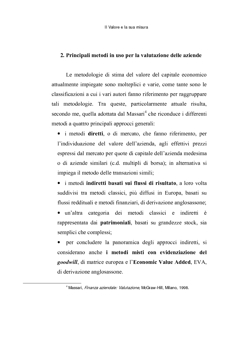 Anteprima della tesi: Le opzioni reali: un approccio per la valutazione di aziende che operano in contesti di elevata incertezza, Pagina 11