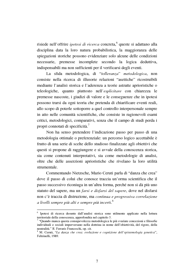 Anteprima della tesi: La creazione e lo sviluppo della conoscenza nell'impresa - L'informazione come risorsa strategica - Note metodologiche, Pagina 12
