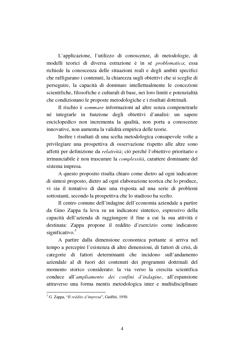 Anteprima della tesi: La creazione e lo sviluppo della conoscenza nell'impresa - L'informazione come risorsa strategica - Note metodologiche, Pagina 9