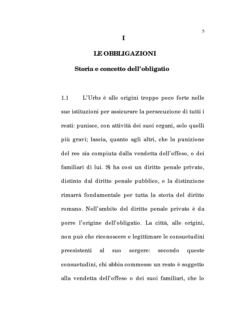 Anteprima della tesi: L'estinzione fittizia del rapporto obbligatorio, Pagina 3