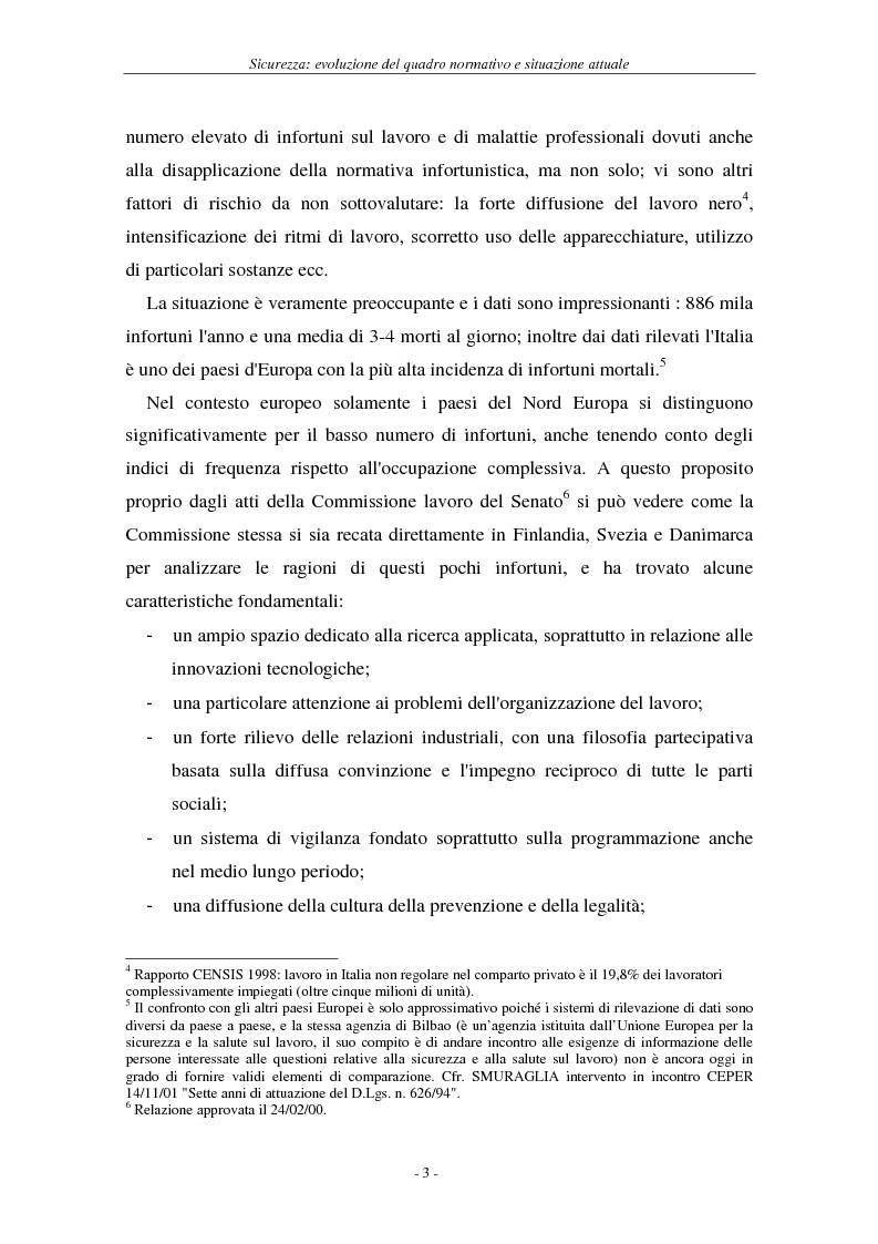 Anteprima della tesi: I soggetti predisposti all'obbligo di attuazione della sicurezza nel D. Lgs. n. 626/94, Pagina 6