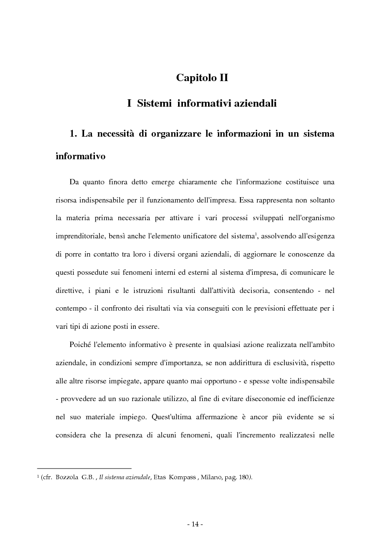 Anteprima della tesi: I sistemi di supporto alle decisioni aziendali ''Decision Support System'', Pagina 11