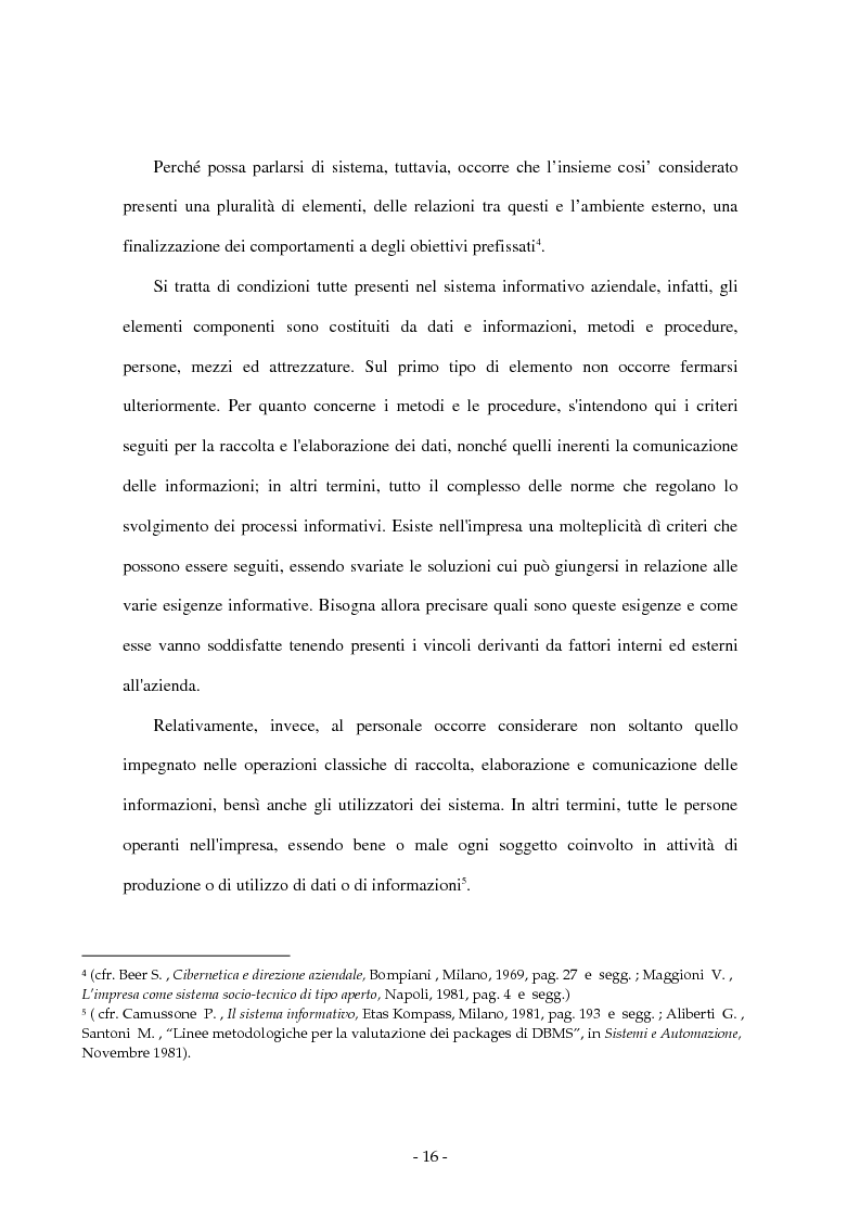 Anteprima della tesi: I sistemi di supporto alle decisioni aziendali ''Decision Support System'', Pagina 13