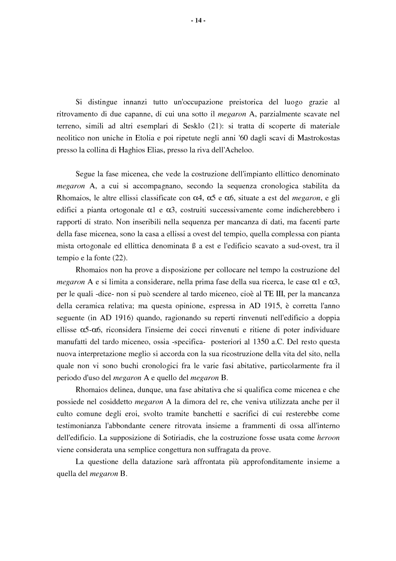 Anteprima della tesi: L'Etolia arcaica e il centro di Thermos, Pagina 12