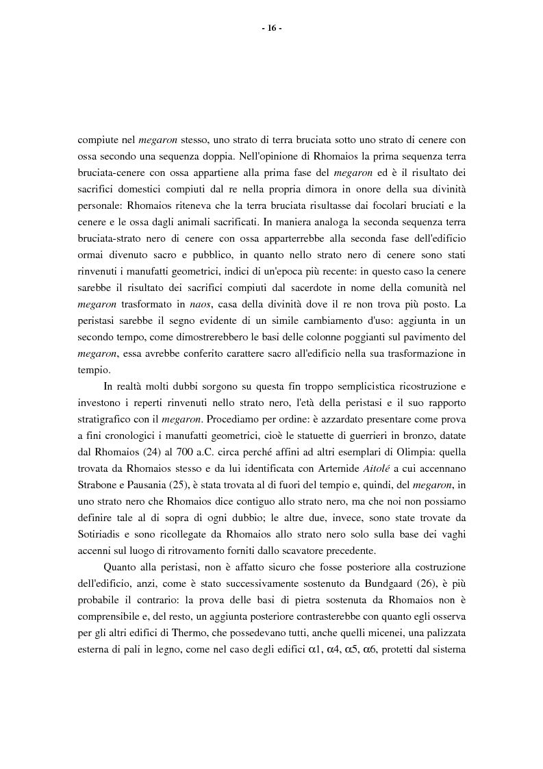 Anteprima della tesi: L'Etolia arcaica e il centro di Thermos, Pagina 14