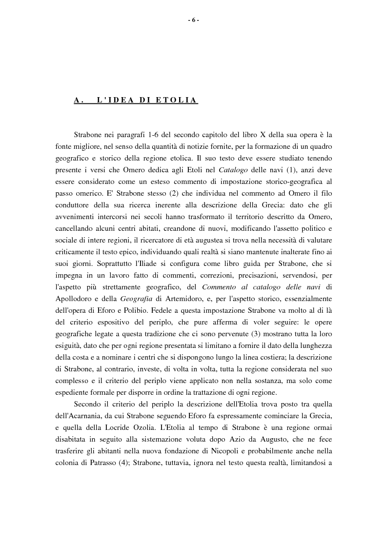 Anteprima della tesi: L'Etolia arcaica e il centro di Thermos, Pagina 4