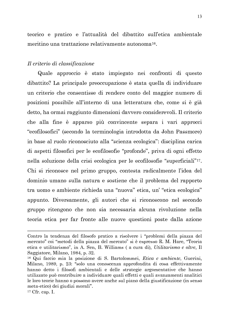 Anteprima della tesi: Etica e ambiente, Pagina 11