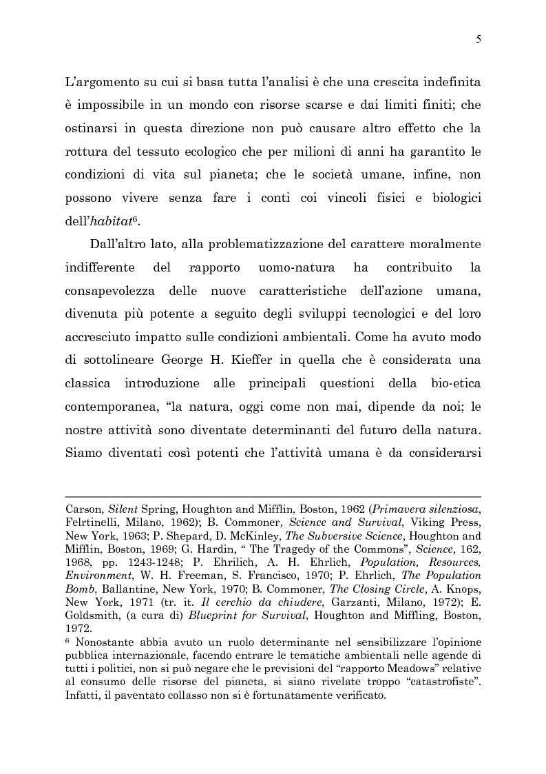 Anteprima della tesi: Etica e ambiente, Pagina 3