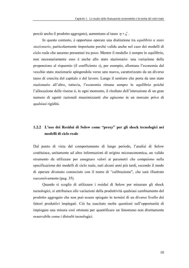 Anteprima della tesi: Ciclo reale e metodologia di ''calibrazione'': sviluppi teorici ed esperimenti computazionali, Pagina 10