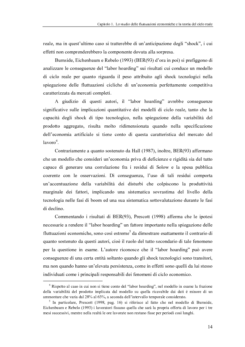 Anteprima della tesi: Ciclo reale e metodologia di ''calibrazione'': sviluppi teorici ed esperimenti computazionali, Pagina 14