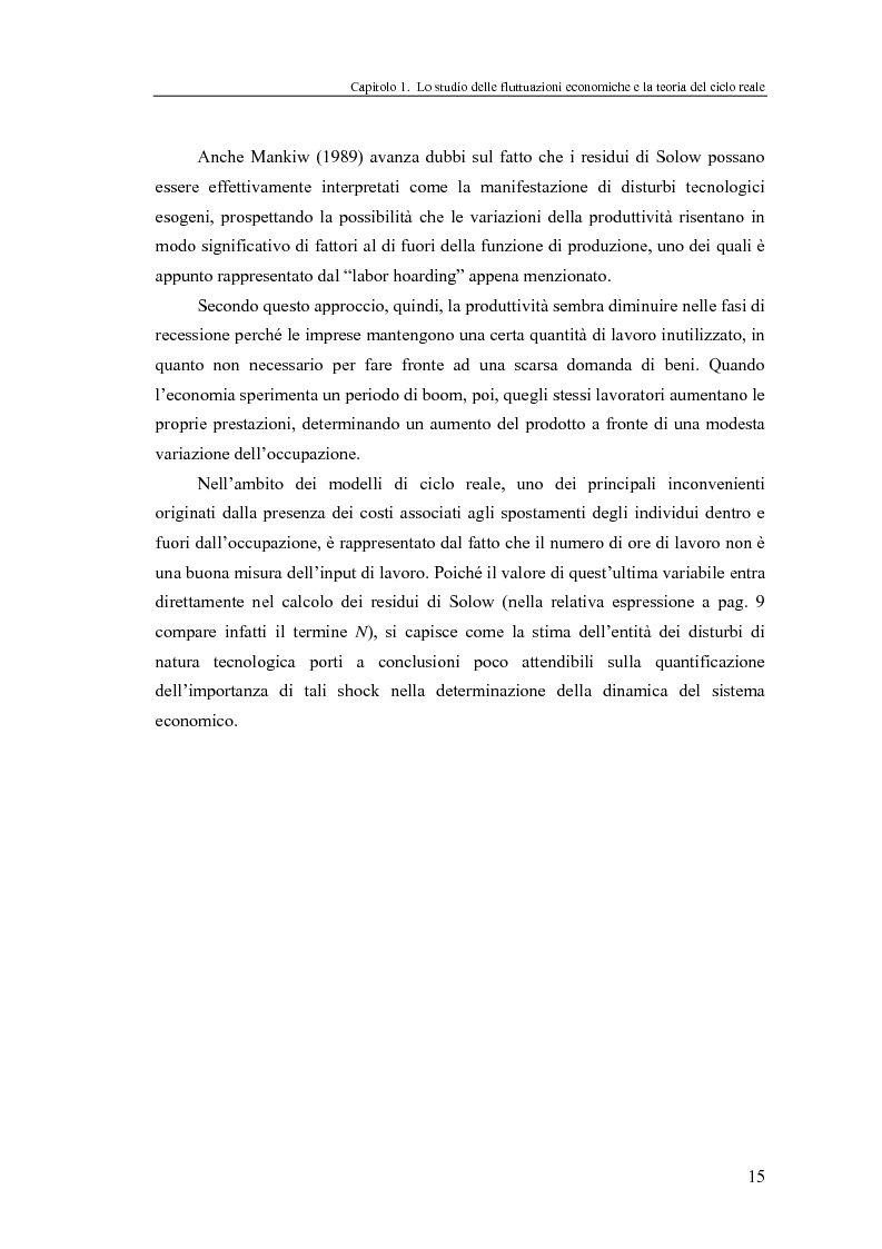 Anteprima della tesi: Ciclo reale e metodologia di ''calibrazione'': sviluppi teorici ed esperimenti computazionali, Pagina 15