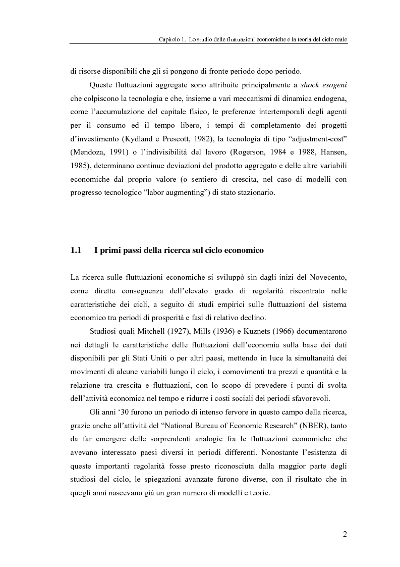 Anteprima della tesi: Ciclo reale e metodologia di ''calibrazione'': sviluppi teorici ed esperimenti computazionali, Pagina 2