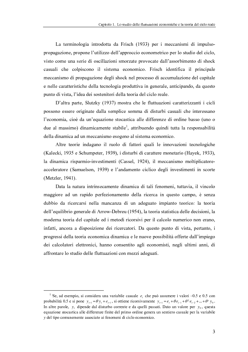 Anteprima della tesi: Ciclo reale e metodologia di ''calibrazione'': sviluppi teorici ed esperimenti computazionali, Pagina 3
