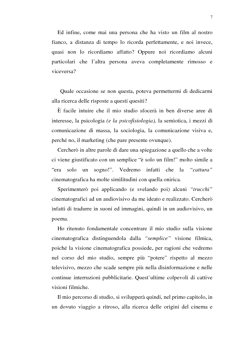Anteprima della tesi: Fenomenologia del film e della visione cinematografica: struttura, identificazione, percezione, incanto., Pagina 2