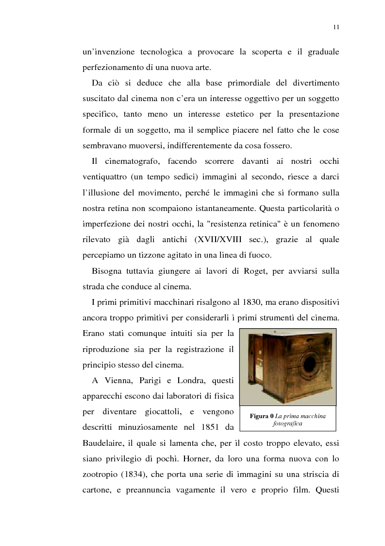 Anteprima della tesi: Fenomenologia del film e della visione cinematografica: struttura, identificazione, percezione, incanto., Pagina 6
