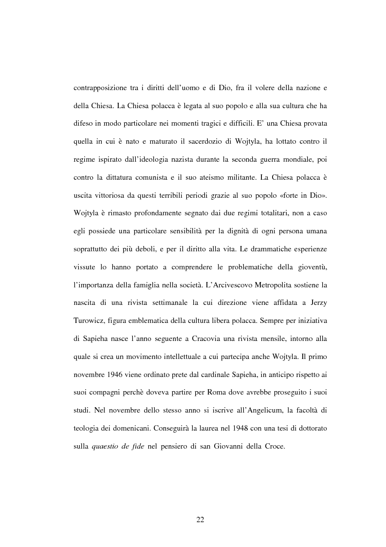 Anteprima della tesi: Etica e verità nelle encicliche di Karol Wojtyla, Pagina 15