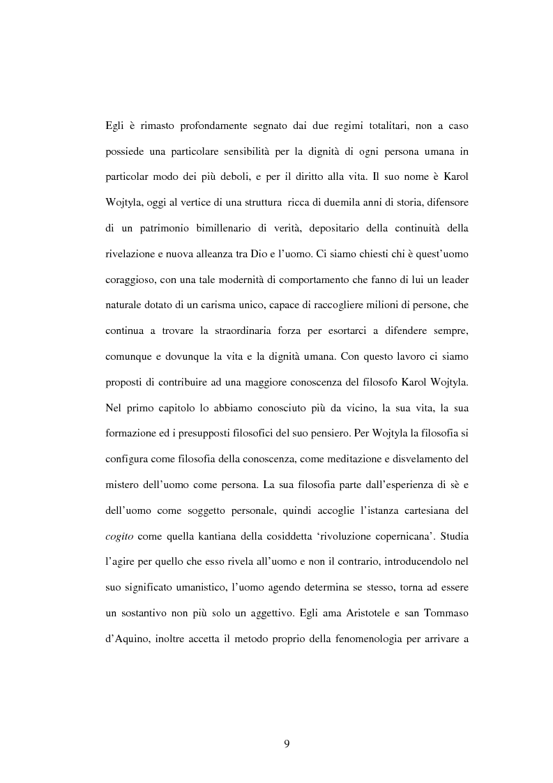 Anteprima della tesi: Etica e verità nelle encicliche di Karol Wojtyla, Pagina 2