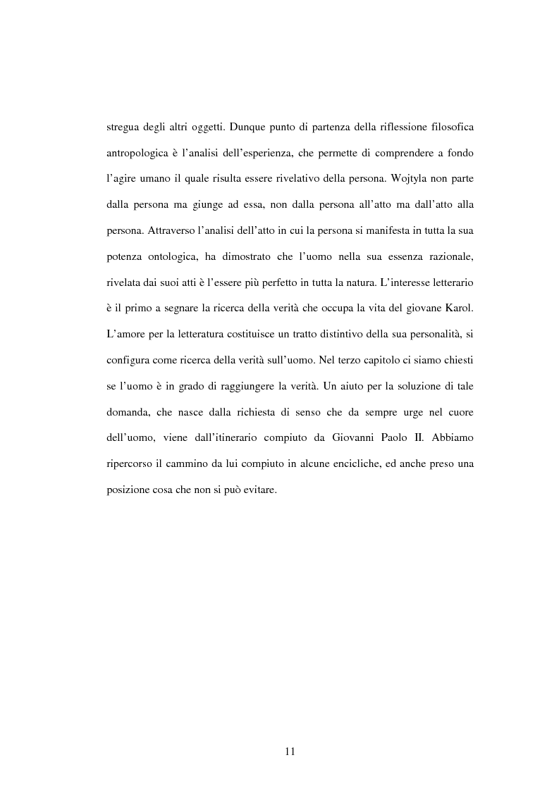 Anteprima della tesi: Etica e verità nelle encicliche di Karol Wojtyla, Pagina 4