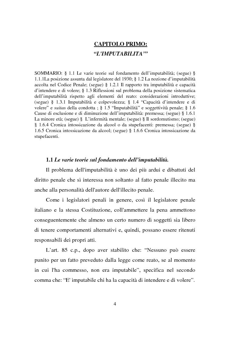 Anteprima della tesi: Actiones liberae in causa, Pagina 4