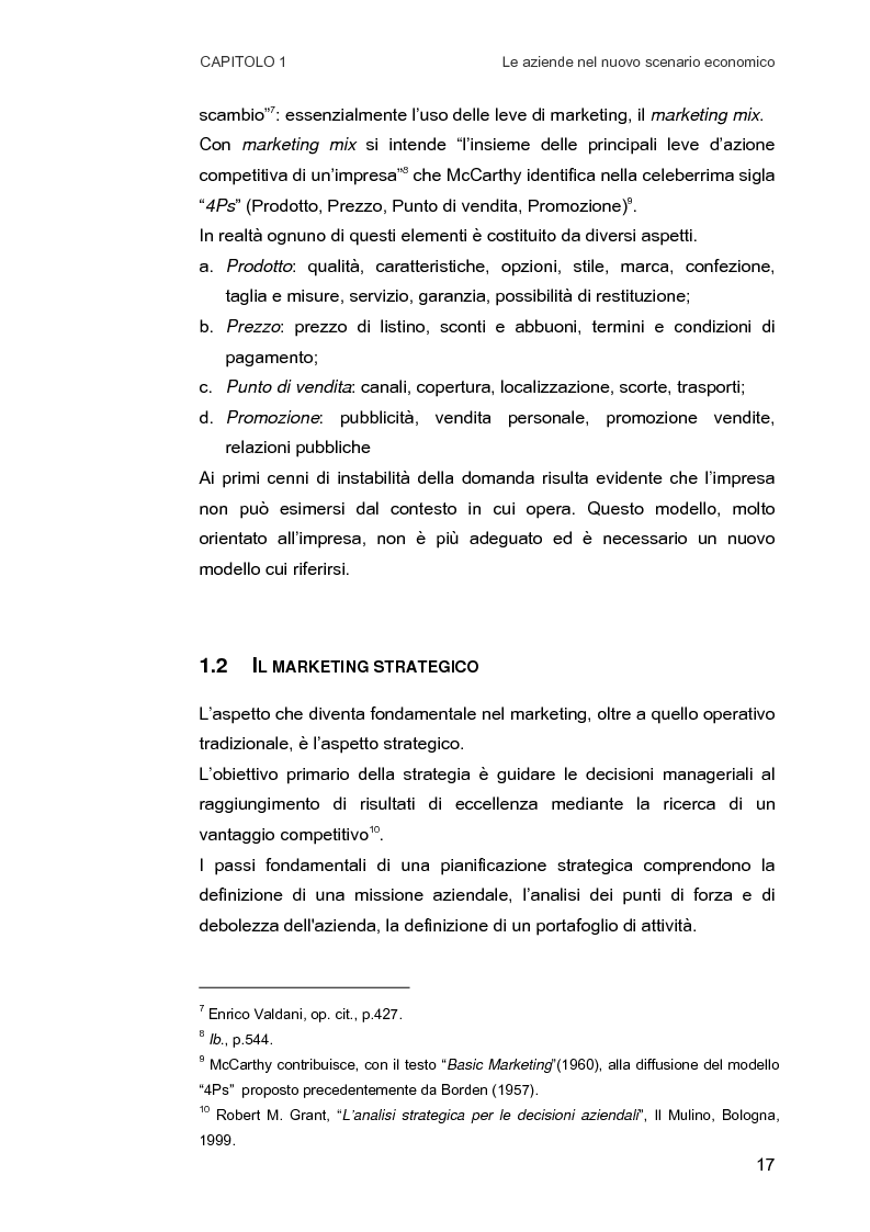 Anteprima della tesi: Customer Relationship Management. Caratteristiche e implementazione di una strategia cliente-centrica, Pagina 9
