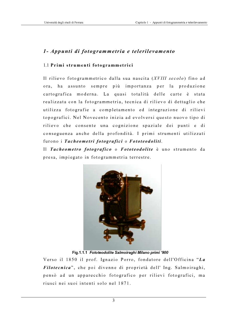 Anteprima della tesi: Georeferenziazione automatica di immagini satellitari ad alta risoluzione, Pagina 3