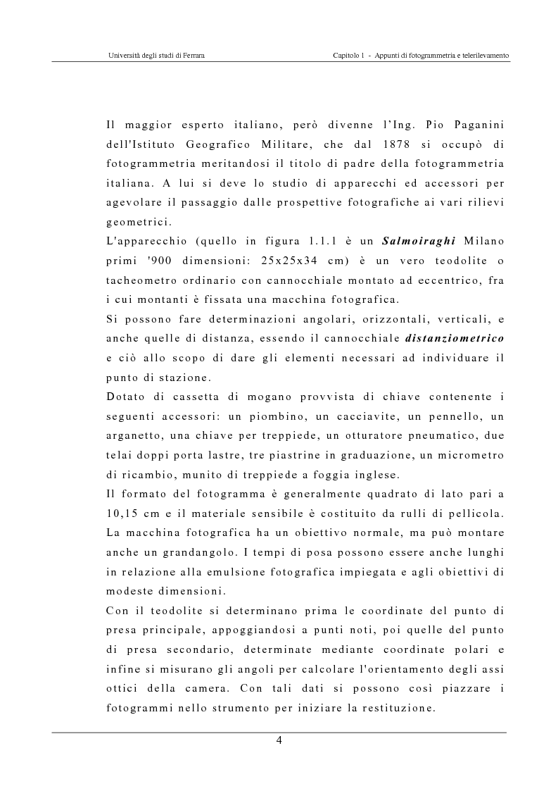 Anteprima della tesi: Georeferenziazione automatica di immagini satellitari ad alta risoluzione, Pagina 4