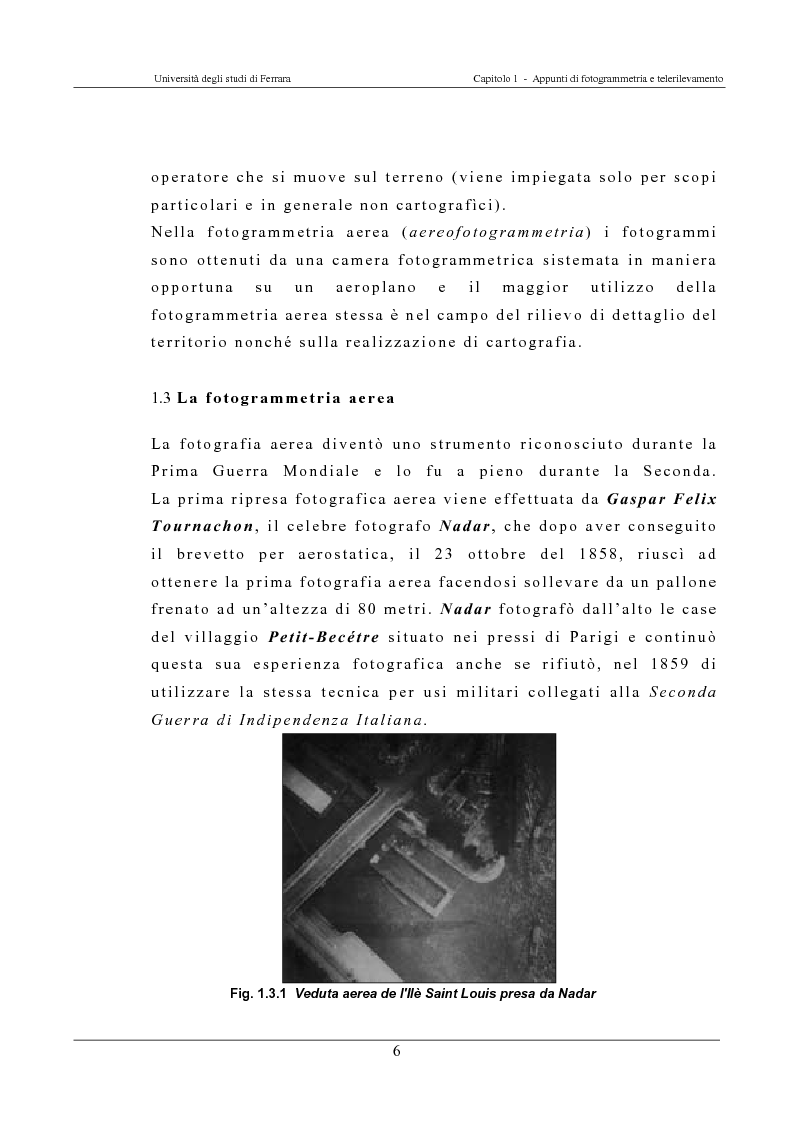 Anteprima della tesi: Georeferenziazione automatica di immagini satellitari ad alta risoluzione, Pagina 6