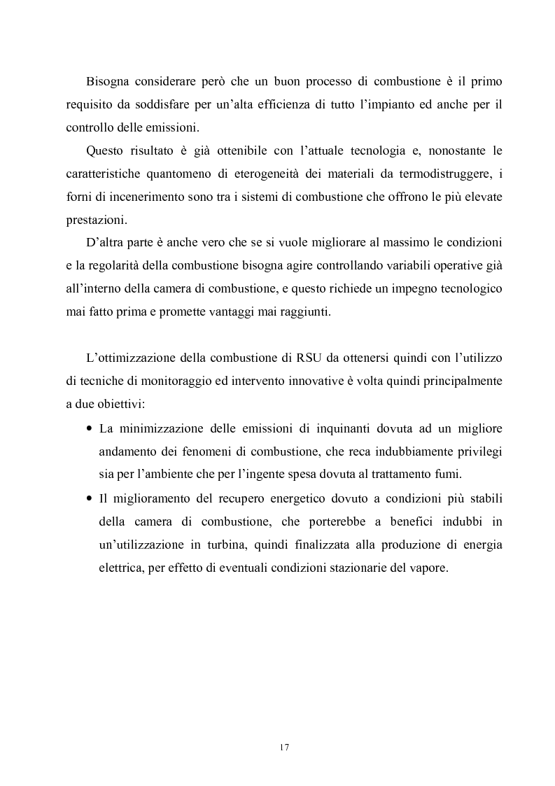 Anteprima della tesi: Termoutilizzazione dei rifiuti: ottimizzazione e controllo di processo, Pagina 15
