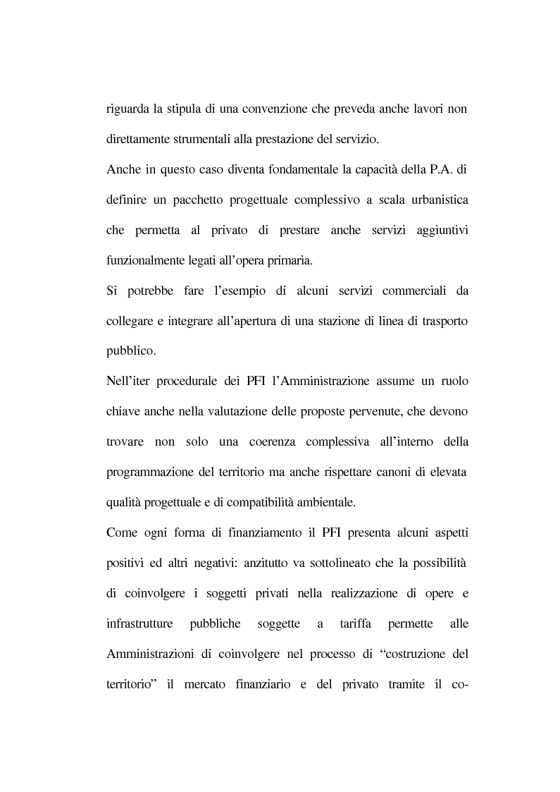 Anteprima della tesi: La tecnica del project financing: quadro normativo ed applicazioni – La realizzazione di un impianto Cdr, Pagina 11