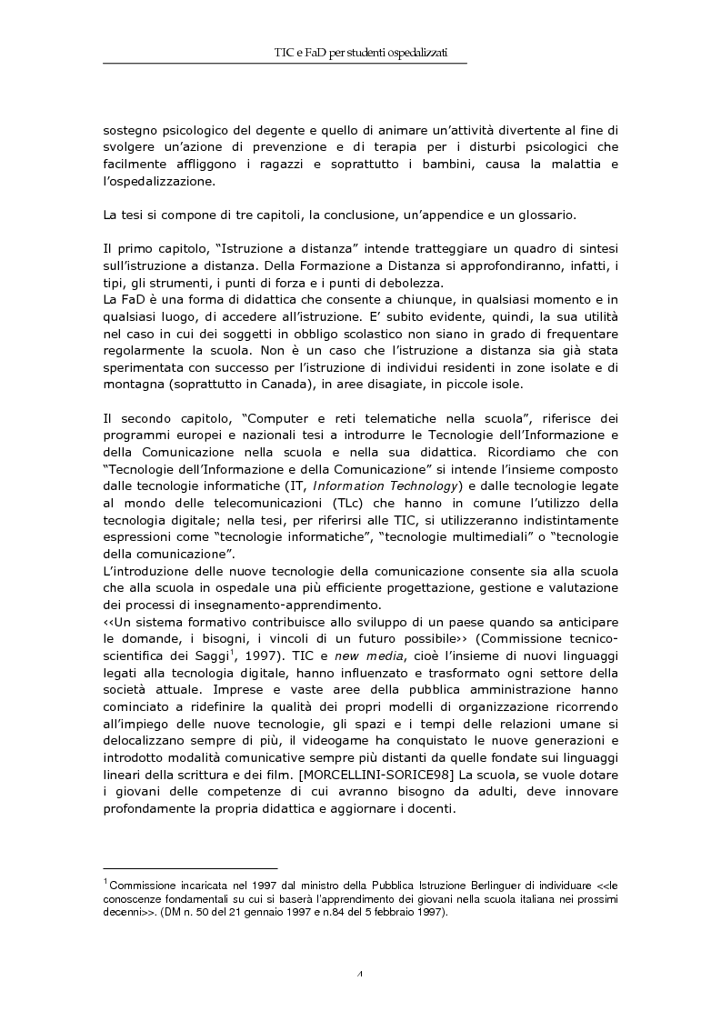 Anteprima della tesi: TIC e FaD per studenti ospedalizzati, Pagina 2