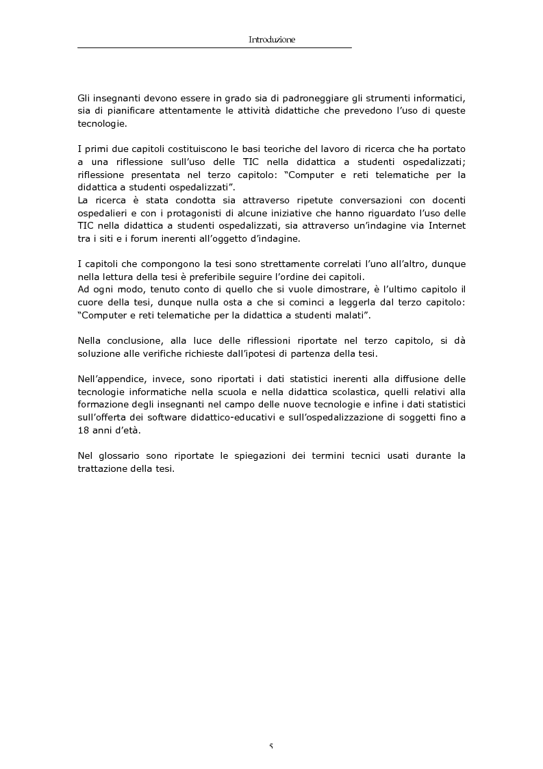 Anteprima della tesi: TIC e FaD per studenti ospedalizzati, Pagina 3