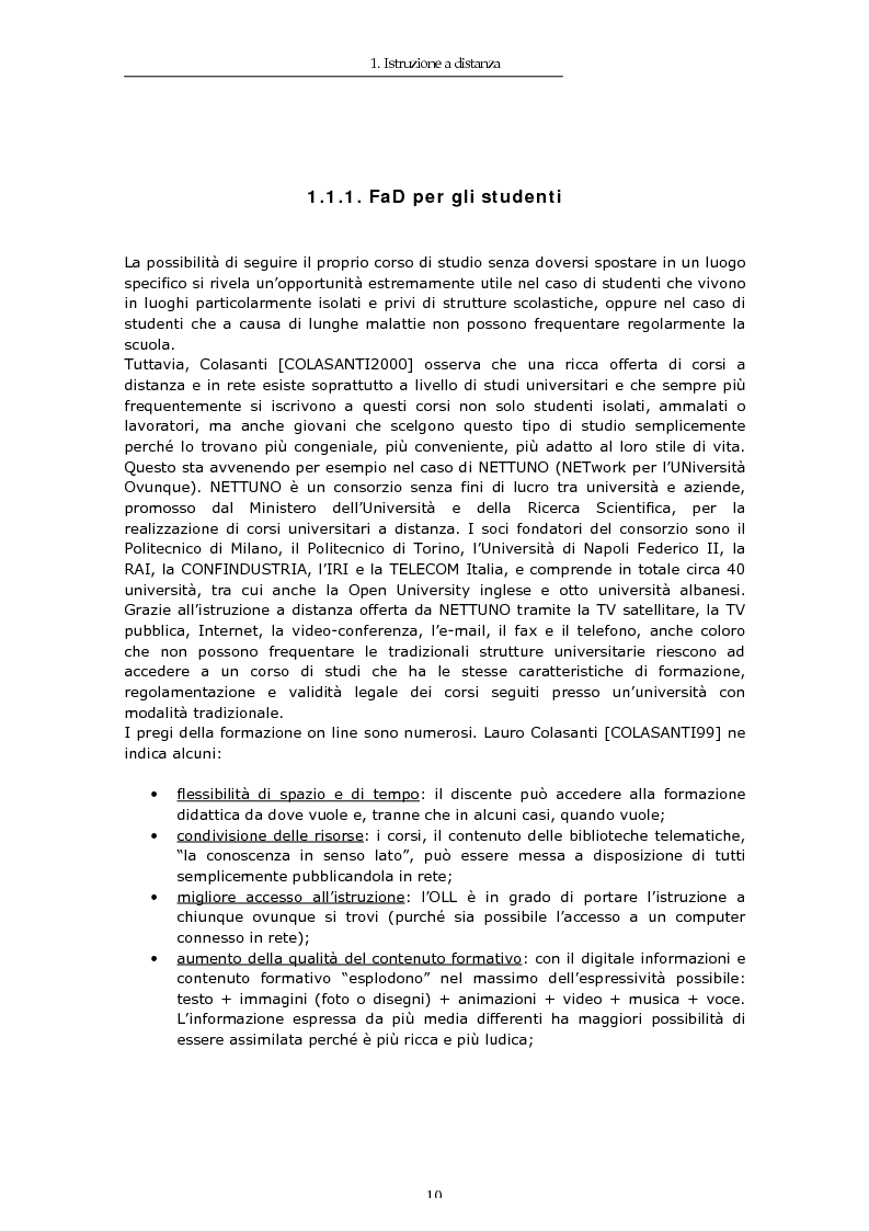 Anteprima della tesi: TIC e FaD per studenti ospedalizzati, Pagina 8