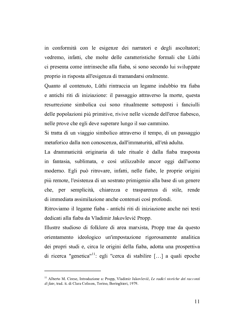 Anteprima della tesi: La fiaba nella cura di sè, Pagina 11