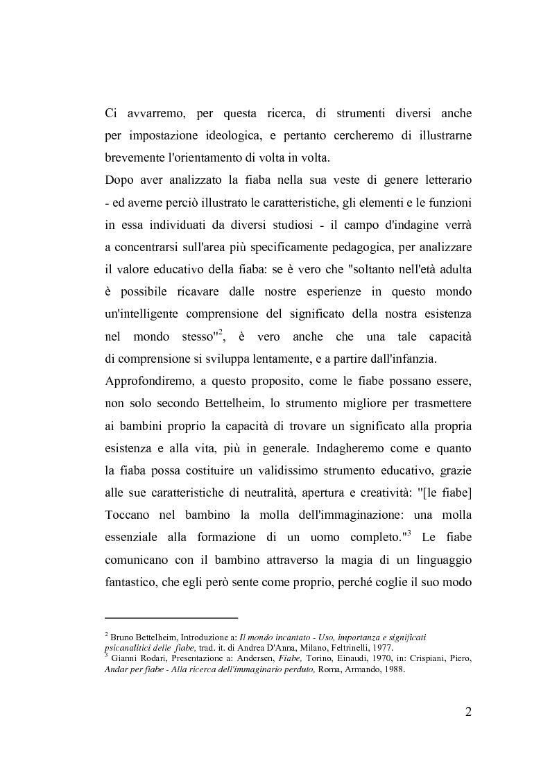 Anteprima della tesi: La fiaba nella cura di sè, Pagina 2