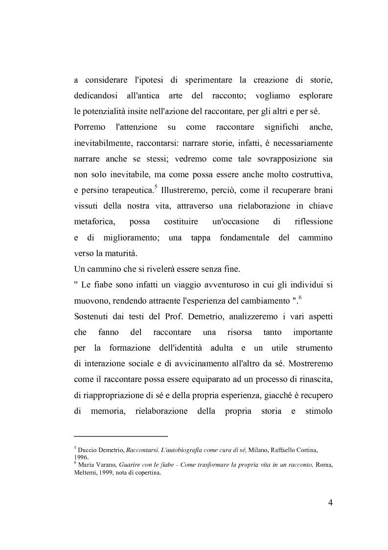 Anteprima della tesi: La fiaba nella cura di sè, Pagina 4