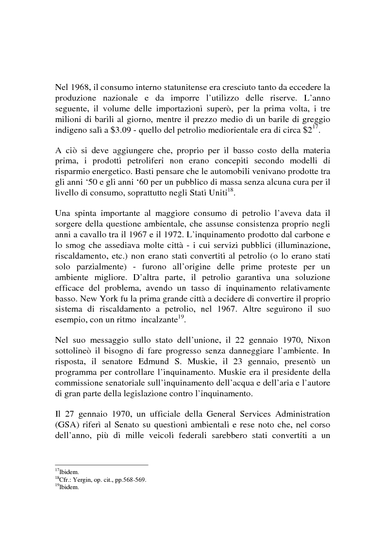 Anteprima della tesi: Le origini del primo shock petrolifero, Pagina 14