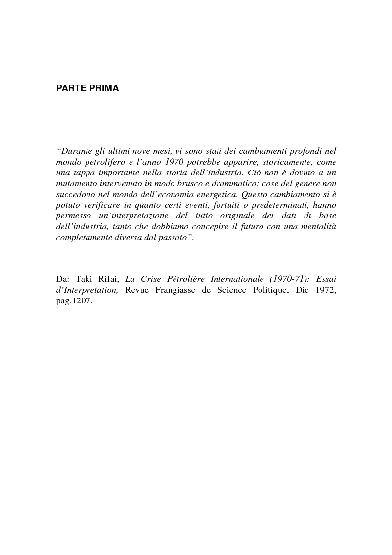 Anteprima della tesi: Le origini del primo shock petrolifero, Pagina 9