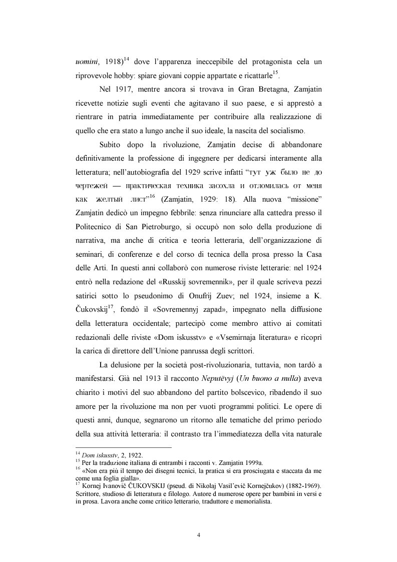 Anteprima della tesi: Utopia e antiutopia socialista (''My''di E.I. Zamjatin e ''Krasnaja zvezda''di A.A. Bogdanov), Pagina 10