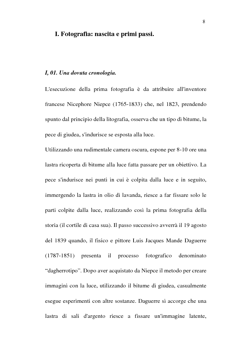 Anteprima della tesi: Fotografia è design. Un laboratorio della visione, dalle origini alle espressioni attuali, Pagina 6