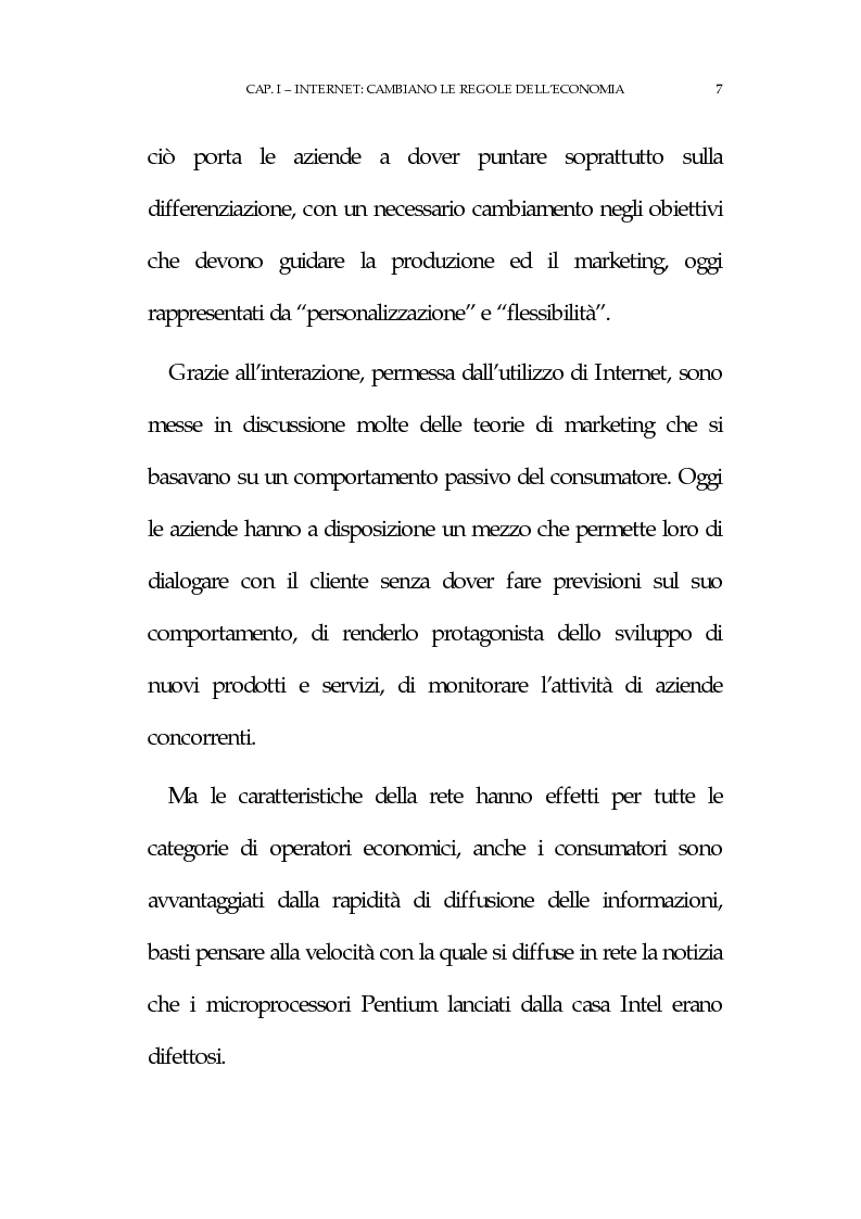 Anteprima della tesi: La new economy: metodi e tecniche per lo sviluppo del commercio elettronico, Pagina 11