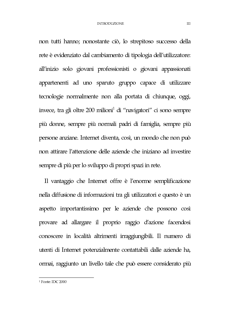 Anteprima della tesi: La new economy: metodi e tecniche per lo sviluppo del commercio elettronico, Pagina 3